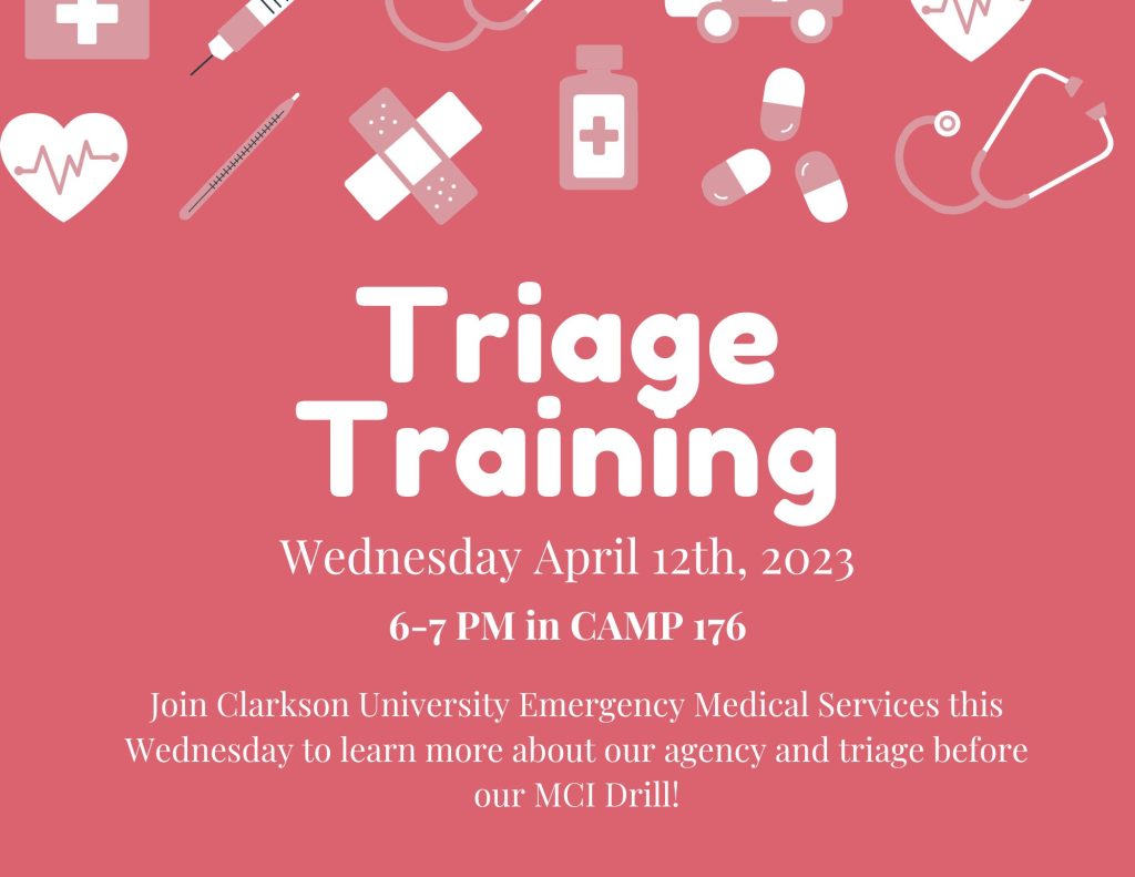 Triage Training Poster