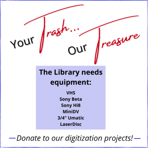Advertisement to solicite donations to the Libraries