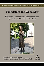 Book cover for Holodonor and Gorta Mor